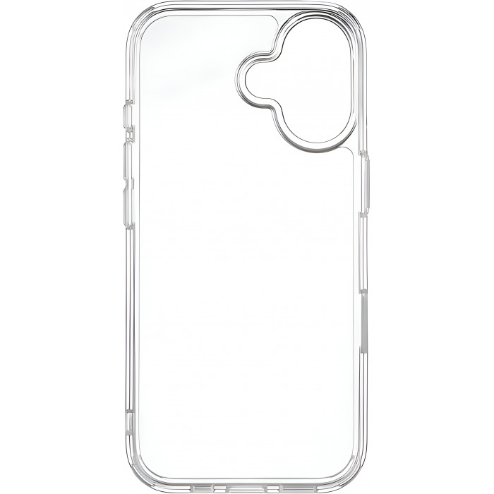 Чехол силиконовый uBear Real для iPhone 17, прозрачный