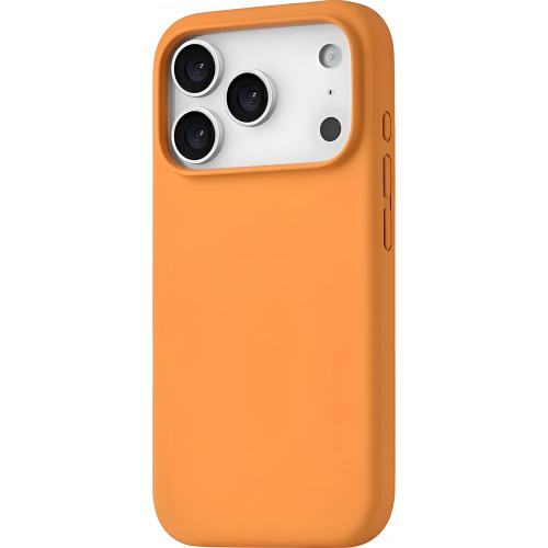 Чехол силиконовый uBear Touch для iPhone 17 Pro Max, оранжевый