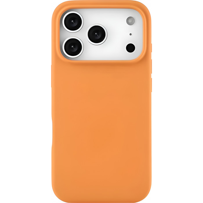 Чехол силиконовый uBear Touch для iPhone 17 Pro Max, оранжевый