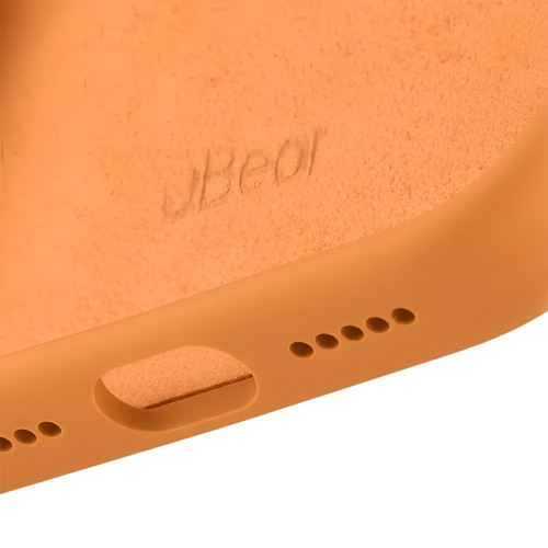 Чехол силиконовый uBear Touch для iPhone 17 Pro Max, оранжевый