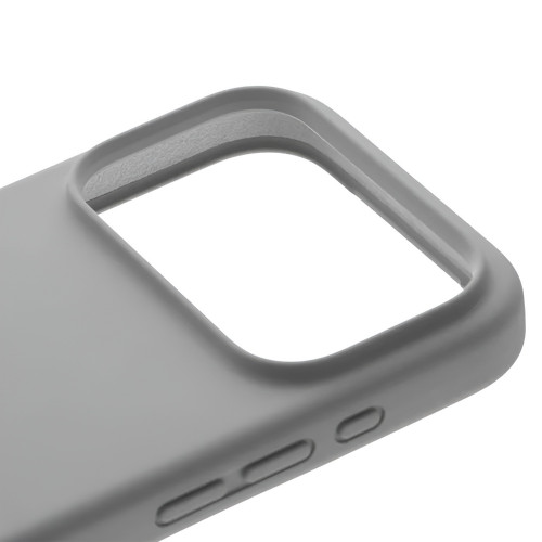 Чехол силиконовый uBear Touch для iPhone 17 Pro Max, серый