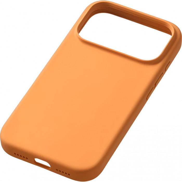 Чехол силиконовый uBear Touch для iPhone 17 Pro, оранжевый