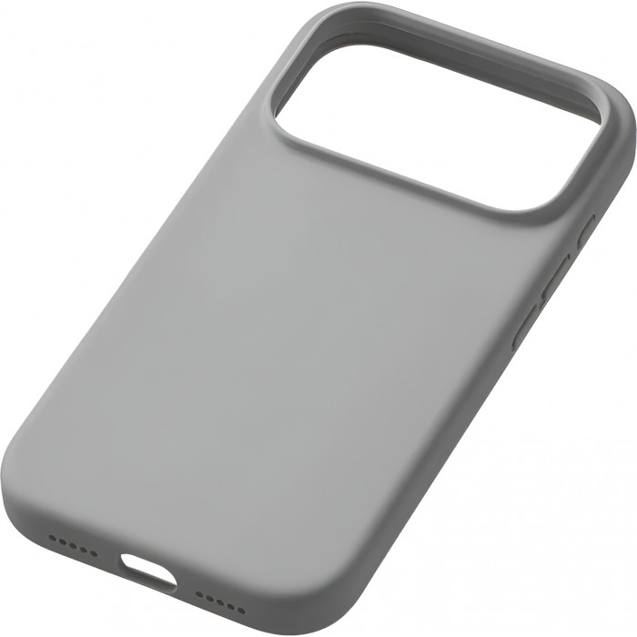Чехол силиконовый uBear Touch для iPhone 17 Pro, серый