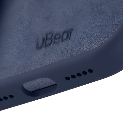 Чехол силиконовый uBear Touch для iPhone 17 Pro, синий