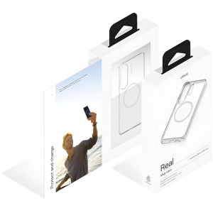Чехол uBear Real Mag Case для Samsung S26 Ultra, прозрачный