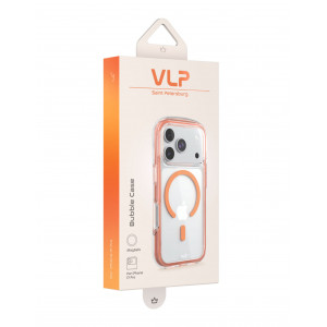 Чехол VLP Bubble Case для iPhone 17 Pro, оранжевый