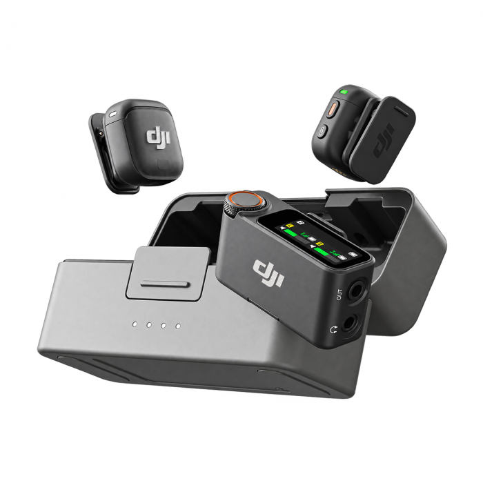 Микрофон беспроводной DJI MIC 3 (2 TX + 1 RX + Charging Case), Black