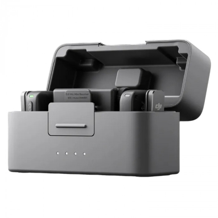 Микрофон беспроводной DJI MIC Mini (2 TX + 1 RX + Charging Case), Black