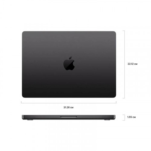 Ноутбук Apple MacBook Pro 14'' (2025) M5 24/1TB, Space Black (MDE34)