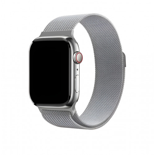Ремешок uBear Spark миланское плетение для Apple Watch 38/40/41/41mm, серебро