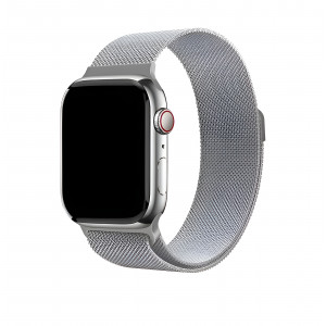 Ремешок uBear Spark миланское плетение для Apple Watch 44/45/46/49mm, серебро