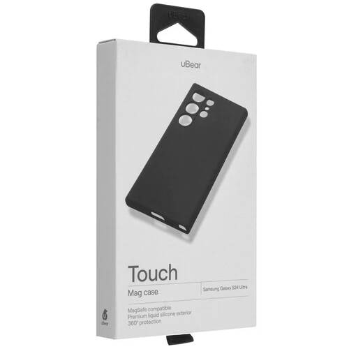Чехол силиконовый uBear Touch для Samsung S24 Ultra, черный