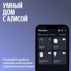 Умная колонка Яндекс Станция 3, Черный