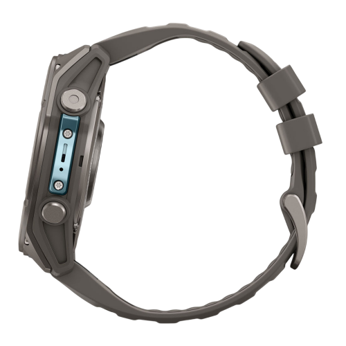 Умные часы Garmin Fenix 9 51mm, Титановый, Ремешок пепельно-серый