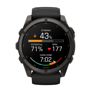 Умные часы Garmin Fenix 9 51mm, Угольно-серый, Ремешок черный