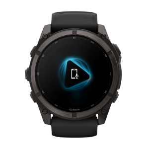 Умные часы Garmin Fenix 9 51mm, Угольно-серый, Ремешок черный