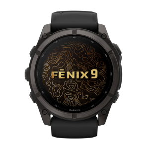 Умные часы Garmin Fenix 9 51mm, Угольно-серый, Ремешок черный