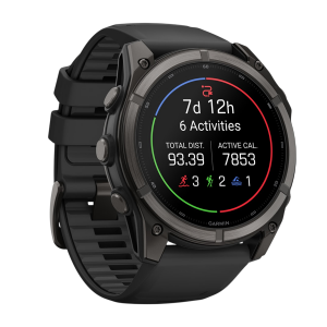 Умные часы Garmin Fenix 9 51mm, Угольно-серый, Ремешок черный
