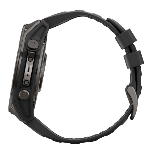Умные часы Garmin Fenix 9 51mm, Угольно-серый, Ремешок черный