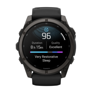 Умные часы Garmin Fenix 9 51mm, Угольно-серый, Ремешок черный
