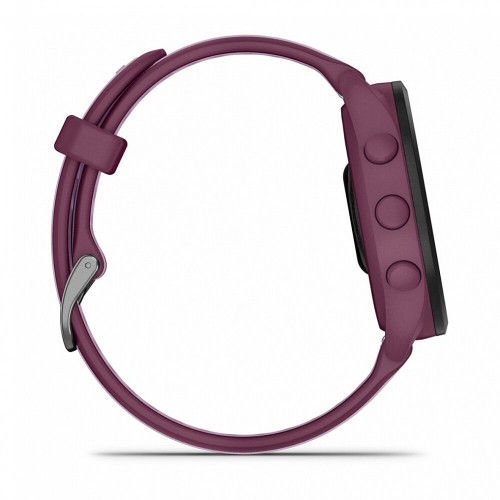 Умные часы Garmin Forerunner 165 Music Amoled, Лиловый, Ремешок розово-фиолетовый