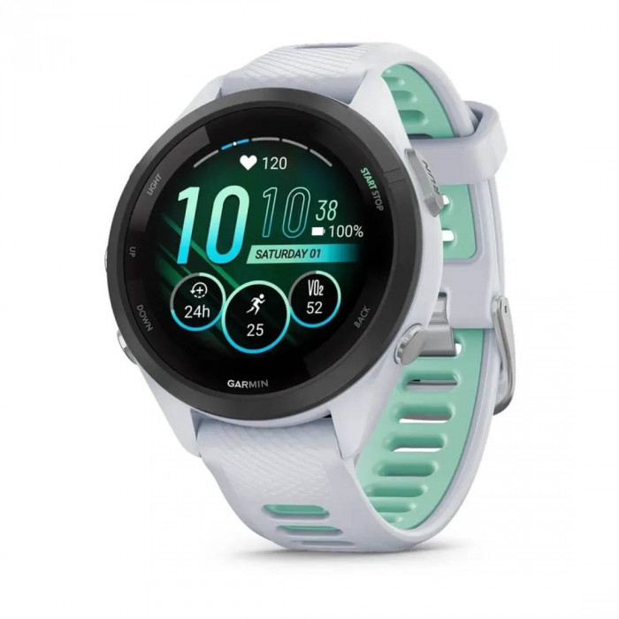 Умные часы Garmin Forerunner 265s, Белый, Ремешок белый