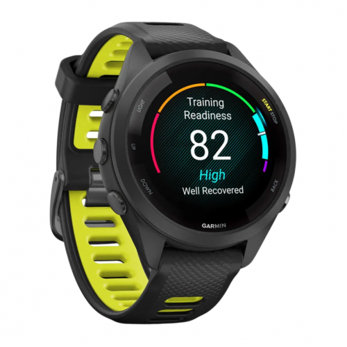 Умные часы Garmin Forerunner 265s, Черный, Ремешок черный