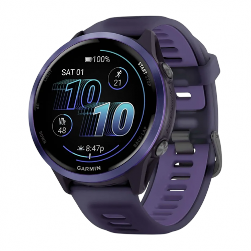 Умные часы Garmin Forerunner 570 47mm, Индиго, Ремешок фиолетовый