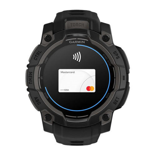 Умные часы Garmin Instinct 3 45mm Amoles Tactical Edition, Черный, Ремешок черный