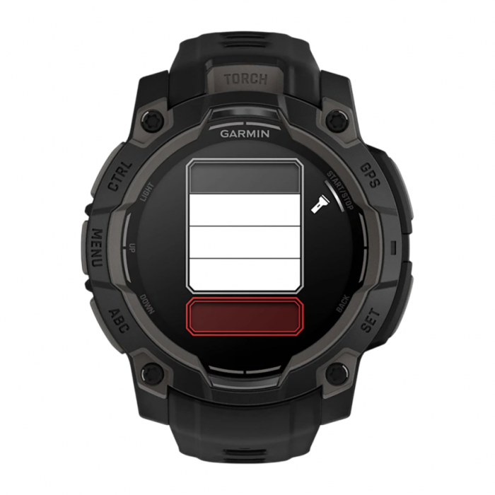 Умные часы Garmin Instinct 3 45mm Amoles Tactical Edition, Черный, Ремешок черный