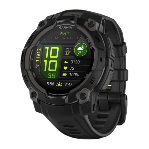 Умные часы Garmin Instinct 3 45mm Amoles Tactical Edition, Черный, Ремешок черный