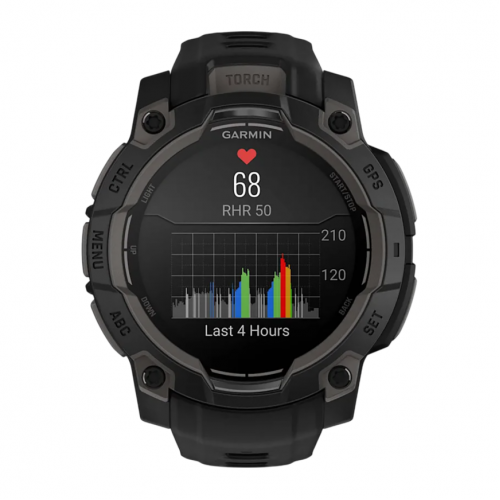 Умные часы Garmin Instinct 3 45mm Amoles Tactical Edition, Черный, Ремешок черный