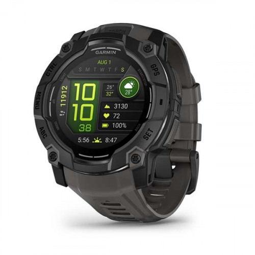 Умные часы Garmin Instinct 3 50mm Amoles Tactical Edition, Черный, Ремешок черный