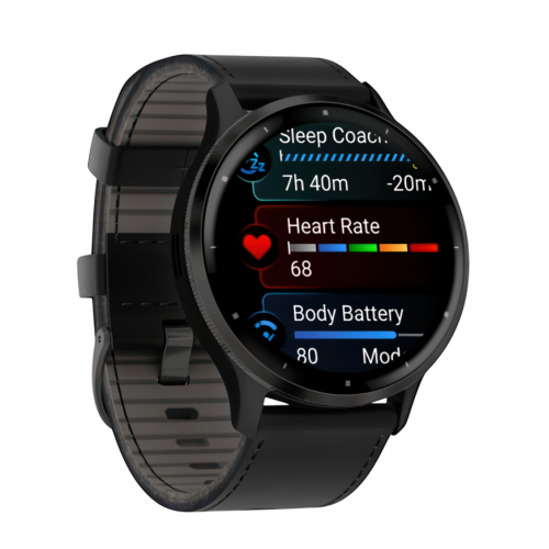 Умные часы Garmin Venu 3, Черный, Ремешок черный