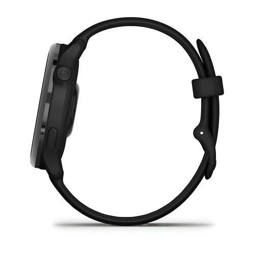 Умные часы Garmin Vivoactive 6, Темно-серый, Ремешок черный