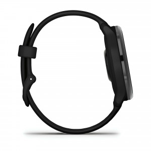 Умные часы Garmin Vivoactive 6, Темно-серый, Ремешок черный