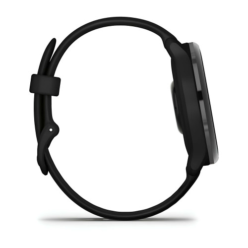 Умные часы Garmin Vivoactive 6, Темно-серый, Ремешок черный
