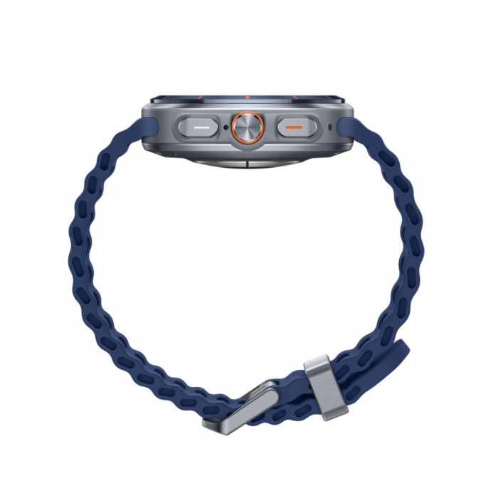 Умные часы Samsung Galaxy Watch Ultra (2025) LTE 47mm, Titanium Blue Marine Band Blue
