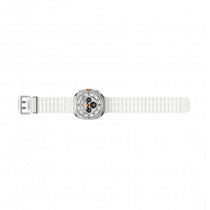 Умные часы Samsung Galaxy Watch Ultra (2025) LTE 47mm, Titanium White Marine Band White