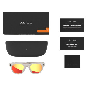 Умные очки OAKLEY HSTN, Warm Grey/Prizm Ruby