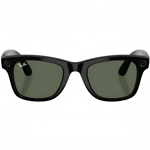 Умные очки Ray-Ban Meta Wayfarer (Gen 2) S53, Shiny Black/G-15 Green (RW4012)