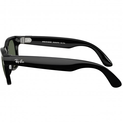 Умные очки Ray-Ban Meta Wayfarer (Gen 2) S53, Shiny Black/G-15 Green (RW4012)