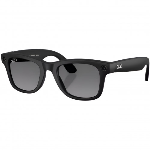 Умные очки Ray-Ban Meta Wayfarer (Gen 2) S50, Matte Black/Polarized Gradient Graphite (RW4012)