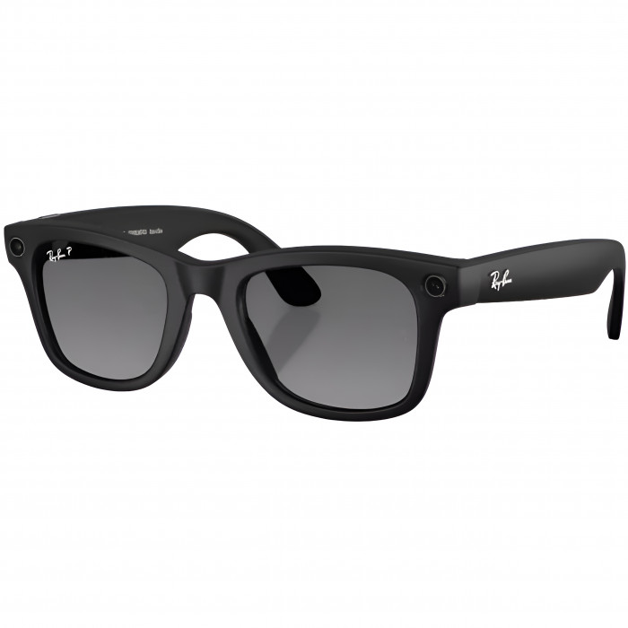 Умные очки Ray-Ban Meta Wayfarer (Gen 2) S50, Matte Black/Polarized Gradient Graphite (RW4012)