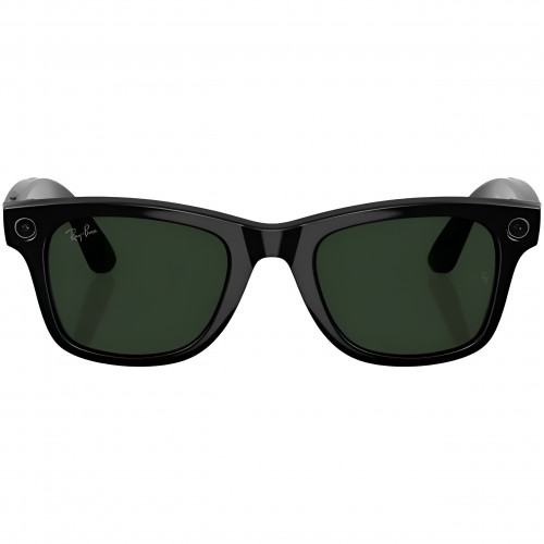 Умные очки Ray-Ban Meta Wayfarer (Gen 2) S50, Shiny Black/Transitions Graphite Green (RW4012)