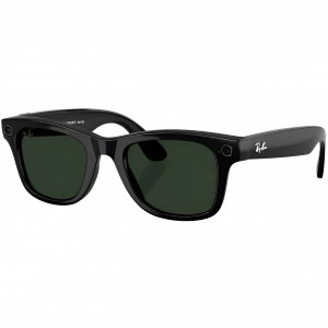 Умные очки Ray-Ban Meta Wayfarer (Gen 2) S50, Shiny Black/Transitions Graphite Green (RW4012)