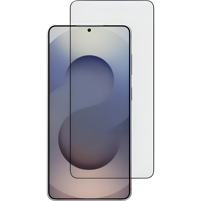Защитное стекло 3D uBear Extreme для Samsung S26 Plus, черная рамка