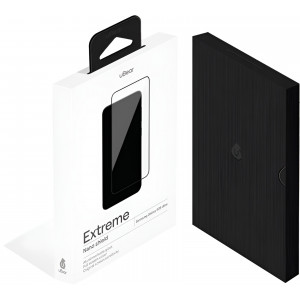 Защитное стекло 3D uBear Extreme для Samsung S26 Ultra, черная рамка