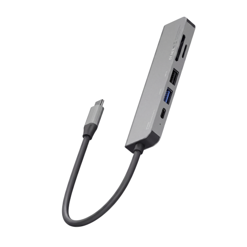 Адаптер-переходник Energea AluHub HD3 6in1, серый