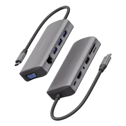 Адаптер-переходник Energea AluHub Max 11in1, серый